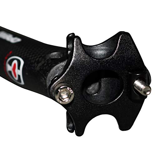 Opera Bike Seatpost Carbon Fiber Road Bike Mountain Bike Offset Seat Post - 27.2/31.6 mm Diameter Bicycle Seat Post (27.2x400 mm) - Thumbnail 4