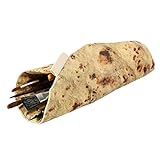 BUYITNOW Creative Funny Burrito Roll Pencil Case - Awesome Accessory for Any Student