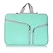 Ivencase 13-Inch Neoprene Laptop Sleeve with Zipper & Built-in 2 Pockets, Hot teal