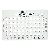 Size 00 Capsule Holding Tray by Capsuline - 50 Count
