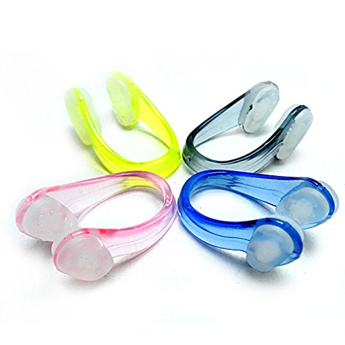 Nose Clips for Divers and Swimmers Zooshine 4 Sets Swimming Nose Clips