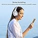 Active Noise Cancelling Headphones, Letscom Bluetooth Headphones with Mic Deep Bass Wireless Headphones Over Ear, 25H Playtime, Soft Protein Earpads for Travel Work TV PC Cellphone – Silverthumb 2