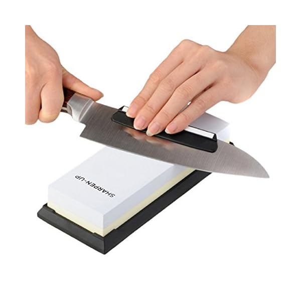 Knife Sharpening Stone kit Whetstone With Black silica nonslip Base