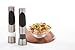 Cole & Mason Richmond Electronic Salt & Pepper Mill Gift Set - One-Button Electric Spice Grinder with Large Grinding Chamber - Requires 6 AAA Batteries - Hand Wash Kitchen Tool - Stainless Steel
