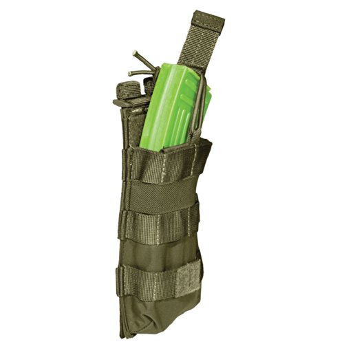 5.11 AK Bungee/Cover Single Magazine Pouch, Tactical OD Green