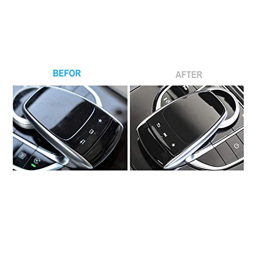 [Pack of 2] Navigation Touch Controller PET Film for Mercedes Benz COMAND Touchpad, Touch Screen Sensitive Protector Invisible Ultra HD Clear Film Anti Scratch Skin Guard - Thumbnail 2