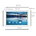 Tablet 10 inch with SIM Card Slot Manjee Android Tablet 4+64GB 3G WiFi Unlocked Phablet Pad Built-in GPS FM (Silver)