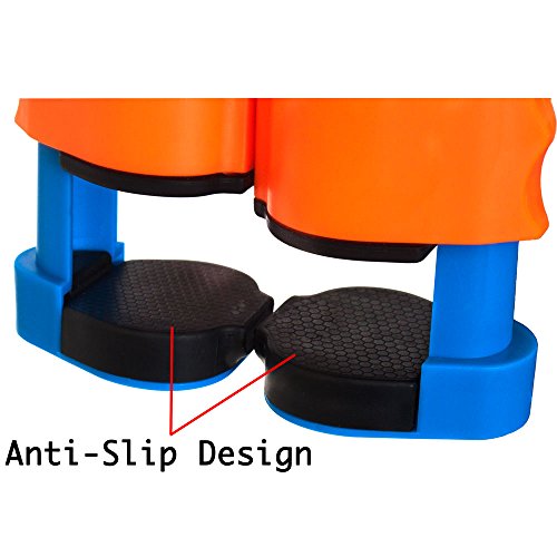 GSE Games & Sports Retractable Anywhere Table Tennis Set with 2 Paddles & 3 Balls and a Mesh Storage Bag by GSE (Orange & Blue) - Thumbnail 3