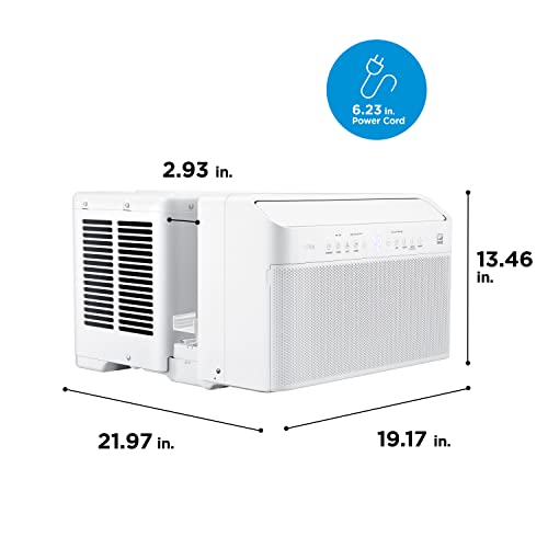 Midea 8,000 BTU UShaped Smart Inverter Window Air Conditioner Cools
