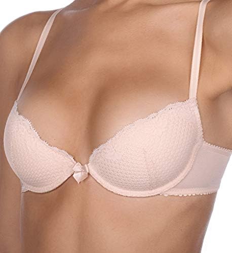 TimpaWomen's Duet Lace Half Cup Padded Bra
