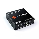 J-Tech Digital 1x2 HDMI Powered Splitter Second Verison for Full HD 1080P & 3D Support (One Input To Two Outputs)