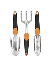 Fiskars Garden Tool, Negro/Anaranjado