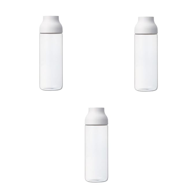Kinto cápsula agua jarra 1L blanco, Set de 3: Amazon.es: Hogar