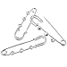 Rhinestone Safety Pins Brooches – Pistha 10 PCS Silver Plated Rhinestone Safety Pins Brooches 2 Inches Catch Scarf or Lapel