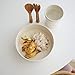 Miniware Natural Mao Bamboo Cutlery Set with Training Spoon, Fork, and Carry Case for Baby Toddler Kids - Promotes Self Feeding | Eco-Friendly Utensils | BPA Free | Modern and Simple Design