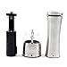 Elevated Living Premium Electric Pepper or Salt Grinder Mill, Stainless Steel with Automatic LED Light