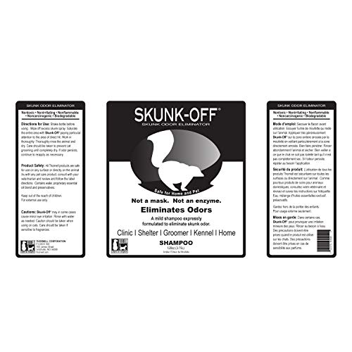 Skunk Off Pet Shampoo Ready to use Skunk Odor Remover for Dogs, Cats