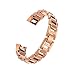Wearlizer Comparible with Fitbit Alta Bands and Fitbit Alta hr Bands,Metal Alta Replacement Band Wrist bands Strap Assesories for Fitbit Alta (RoseGold)