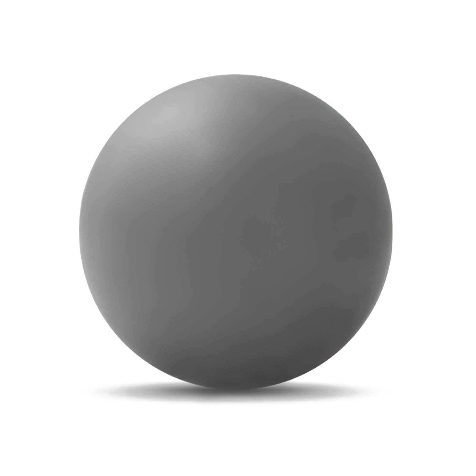 WOVTE Massage Lacrosse Ball for Myofascial Release, Foot, Back, Trigger Point Treatment Ball, Muscle Knot, Yoga (Grey)