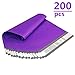 UCGOU Poly Mailers 6x9 Inch Purple 200 Pack Mini #1 Shipping Bags Strong Mailing Envelopes Thick Self Seal Adhesive Waterproof and Tear Proof Boutique Postal Small Business for Jewelry and More