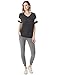 Alternative Women's Powder Puff Jersey T-Shirt, Eco Black/Eco Ivory, Large