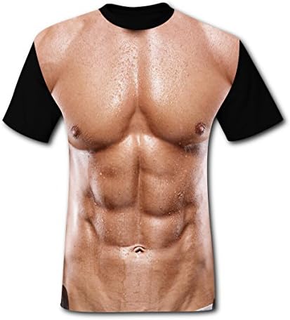 TTsupperM Men Muscle Man Cool Tee Shirt 3XL