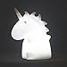 Smoko Unicorn Night Light For Kids | Girls Bedroom Decor Accessories | Ambient Soft Glow Mood Lamp (White)