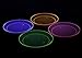 Party Essentials Hard Plastic 9-Inch Round Party/Luncheon Plates, Assorted Neon, 80-Count