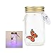 eSmart Animated Butterfly in A Jar with LED Light (Orange)