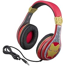 Kids Headphones for Kids Avengers Endgame Adjustable Stereo Tangle-Free 3.5mm Jack Wired Cord Over Ear Headset for Children Parental Volume Control Kid Friendly Safe Great for School Home Travel