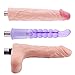 Full-Automatic Thrusting Sex Machine Accessories Combination, Silicone Huge Dildo for Women Clitoris Stimulation(3 Attachments) (Size-3)