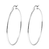 Shop LC 925 Sterling Silver Hoop Earrings For Women