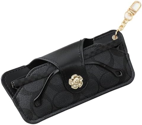 Leather Sunglasses Pouch, Soft PU Leather Glass Case with  display picture 2