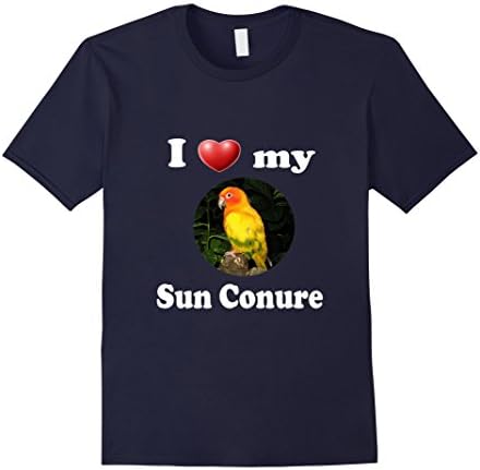 I Love My Sun Conure - Male Medium - Navy