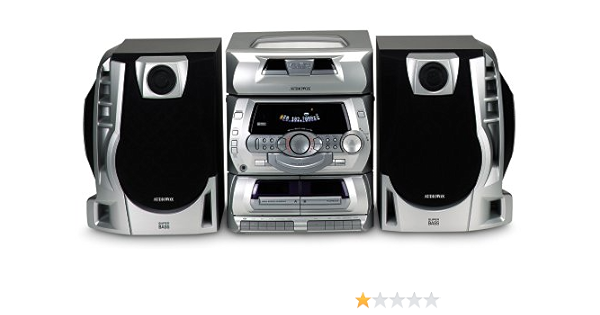 Amazon Com Audiovox Ce450 Stereo System With 5 Disc Cd Changer Am Fm Tuner And Detachable 3 Way Speakers Discontinued By Manufacturer Electronics