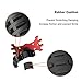 Manfiter Bike Phone Mount, Bovon 360°Rotation Silicone Bicycle Phone Holder, Universal Motorcycle Handlebar Mount Fits for iPhone X, 8/8 Plus, 7, 6/6s Plus, Galaxy S9/S9 Plus ETC, 4.0