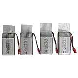 Wwman 4pcs 3.7V 780mah Batteries And 1to6 Battery Charger for SYMA X5HW X5HC Rc Quadcopter Drone Spare Parts