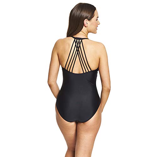 Zoggs Lattice Deep Back dames Eco Stof Badpak uit één stuk - Image 4