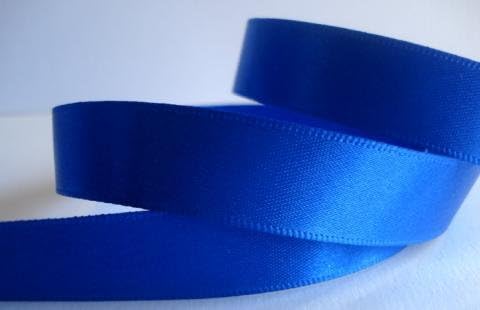 Satin Ribbon ROYAL BLUE 100% Polyester 3/8 inch x 5 yards