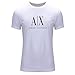 Armani Exchange For 2016 Mens Printed Short Sleeve tops t shirts