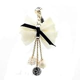 Brandbuy Earphone Jack Plated Gold Beige Bow Colored Small Beads / Cell Charms / Dust Plug / Ear Jack For Iphone 4 4S / iPad / iPod Touch / Other 3.5mm Ear Jack