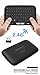 EVANPO E3 Wireless Keyboard and Touchpad Mouse Combo, 2.4GHz Mini Keyboard with Full Panel Touchpad Mouse Remote for Android TV Box, HTPC, IPTV, PC, Laptop, PS3, Xbox 360, Smart TV and More