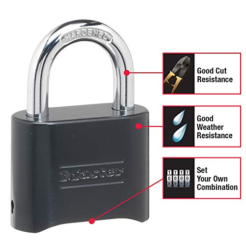 Master Lock Combination Lock, Set Your Own Combination Lock, Indoor and