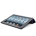 KHOMO - iPad 2 3 and 4 Generation Case - Dual Series - Super Slim Twill Dark Blue Cover with Rubberized Back and Smart Auto Wake Sleep Feature for Apple iPad 2, 3rd and 4th