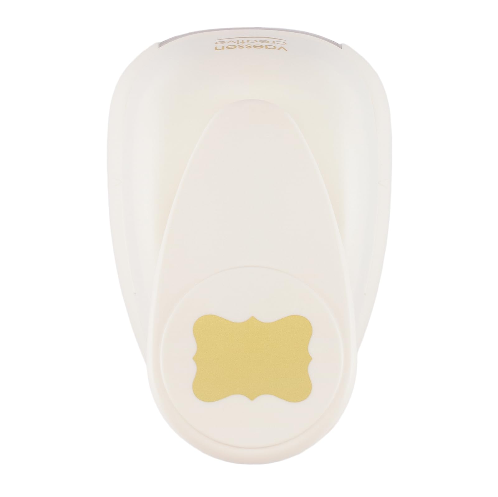 Vaessen Creative Craft Paper Punch - Decorative Label - 3,2 x 4,4 cm - Circle Cutter for Crafting and Card Making