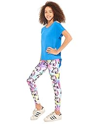 Terez Leggings de unicornio para niñas