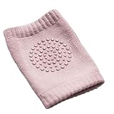 Voberry® Baby Crawling Anti-Slip Knee Compression Sleeve Unisex Kneecap (Pink)