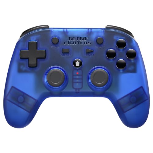 Retro Fighters Defender Next-Gen PS1 - PS2 - PS3 - PS Classic - Switch & PC Compatible Wireless Controller, Blue