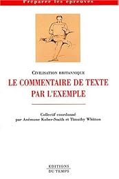 Le  commentaire de texte par l'exemple