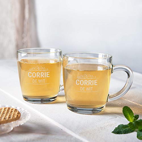 Teeglas mit Gravur Personalisierbar mit Namen - Teeglas Graviert mit Namen: Personalisierbar mit Text, Verschiedenen Designs und Schriftarten – Bild 4
